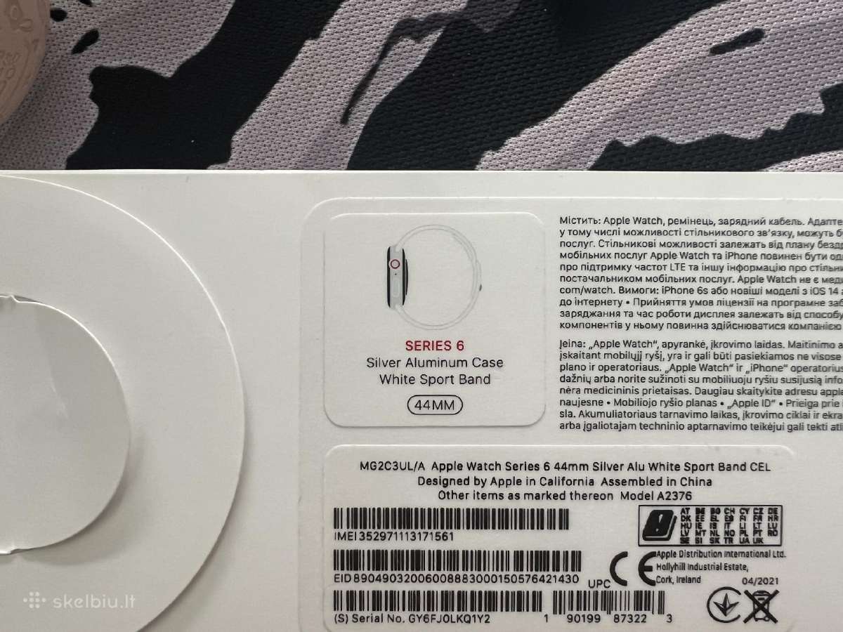 Apple Watch Series 6 44mm - nuotraukos Nr. 2