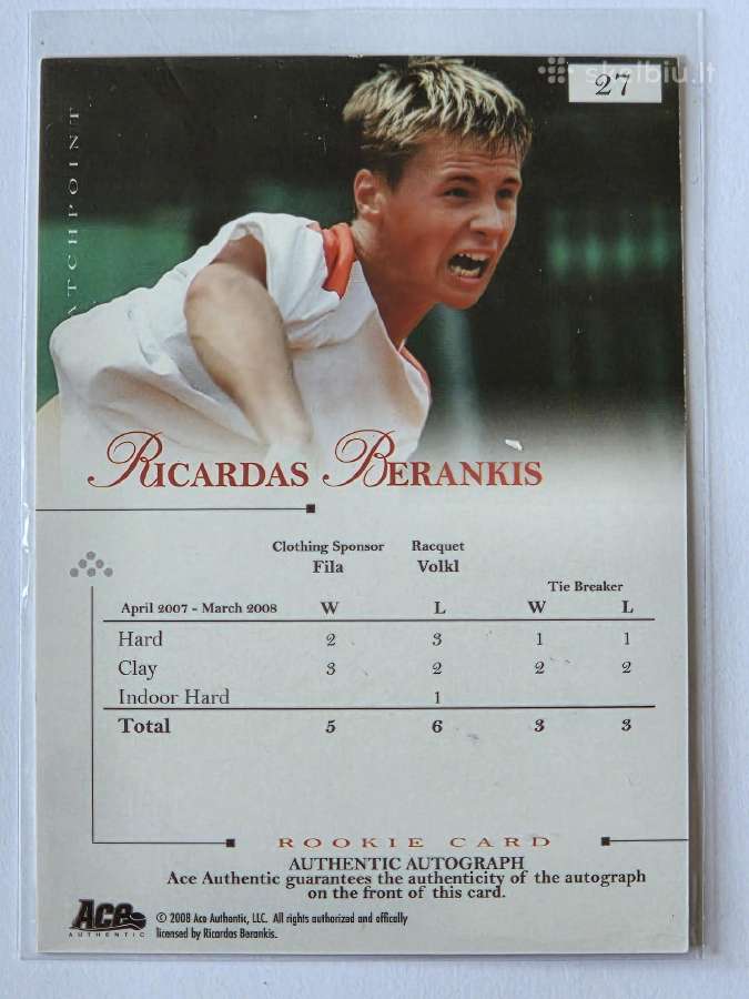Ricardas Berankis Auto - nuotraukos Nr. 2