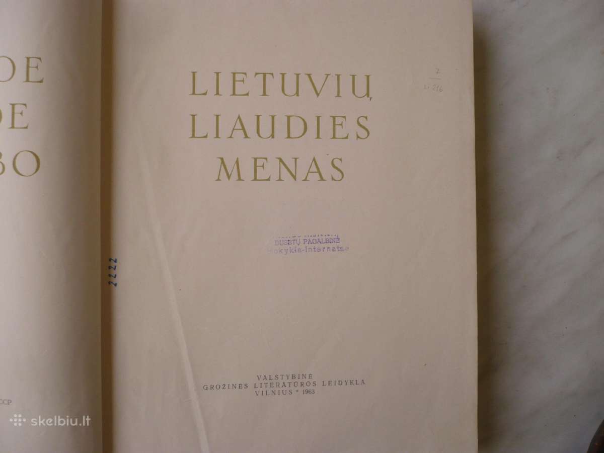 Lietuvių liaudies menas. 1963m - nuotraukos Nr. 2