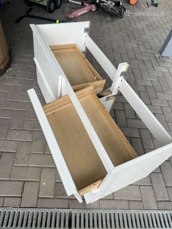 Vonios spintelė su 4 stalčiais. Ikea. Pakabinama. - nuotraukos Nr. 4