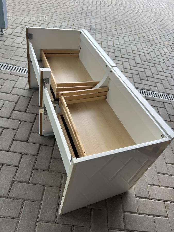 Vonios spintelė su 4 stalčiais. Ikea. Pakabinama. - nuotraukos Nr. 7