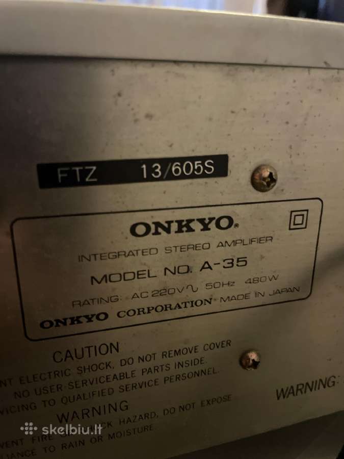 Onkyo A-35 - nuotraukos Nr. 4