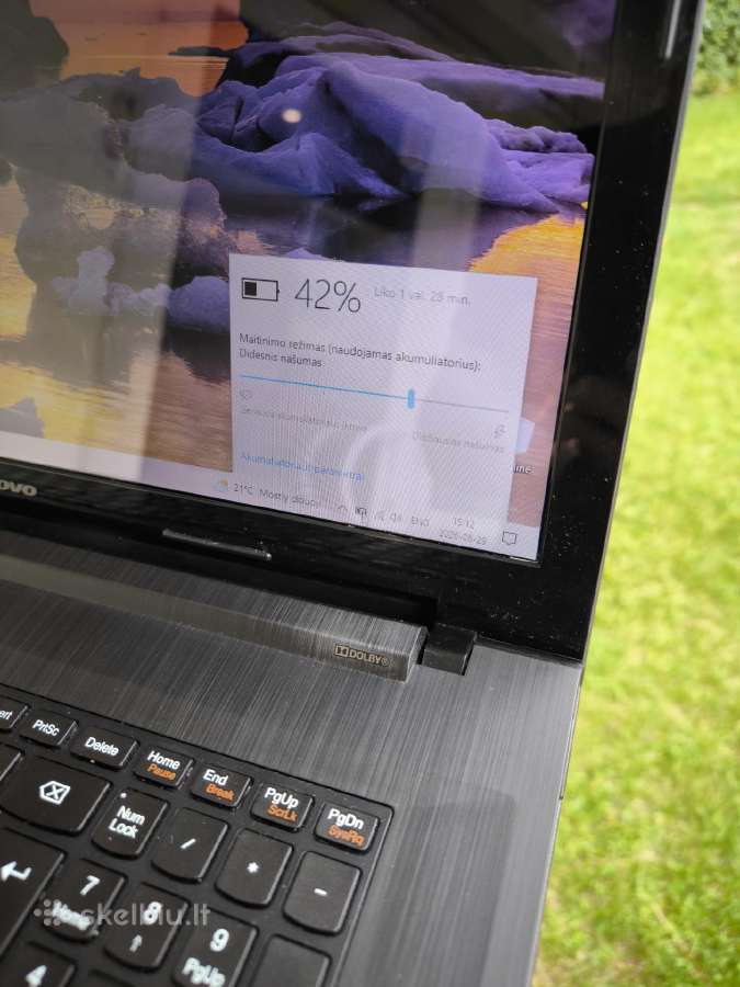 Lenovo i7/17,3"/16gb/500gb SSD/w10 - nuotraukos Nr. 10
