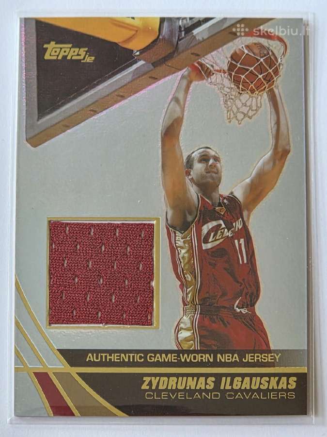 Zydrunas Ilgauskas Auto Jersey mix - nuotraukos Nr. 3