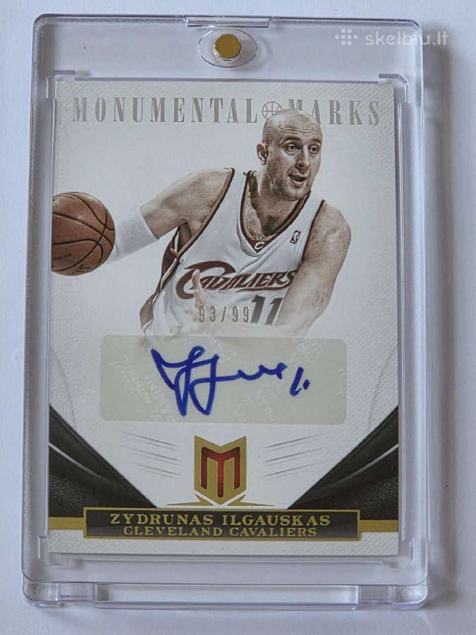 Zydrunas Ilgauskas Auto Jersey mix - nuotraukos Nr. 9