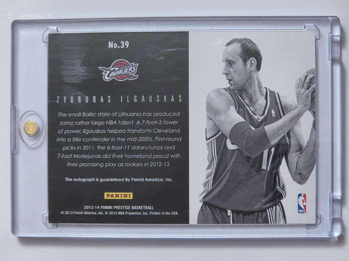 Zydrunas Ilgauskas Auto Jersey mix - nuotraukos Nr. 8