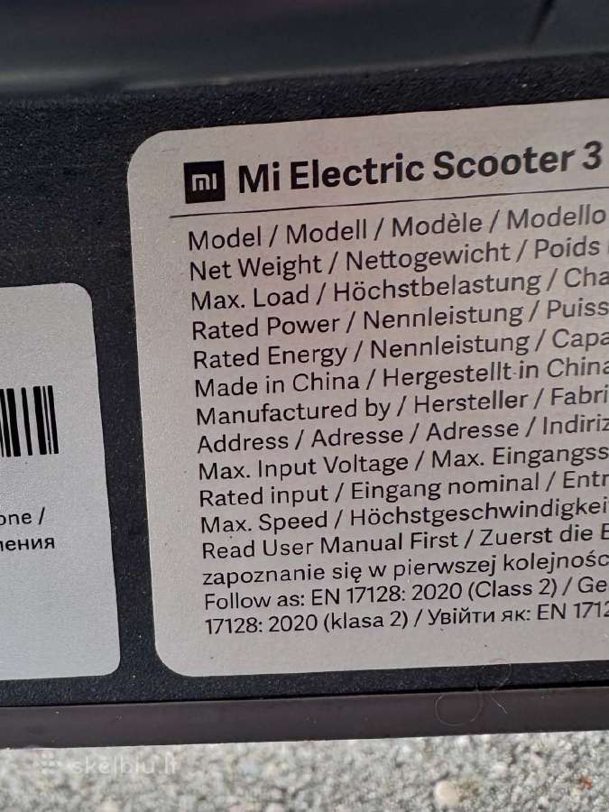 Puikios bukles Xiaomi Mi electric scooter 3kaunas - nuotraukos Nr. 7