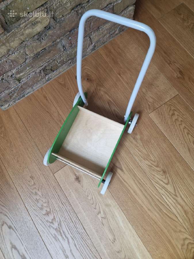 Kūdikio žaislas vežimėlis stumdukas - nuotraukos Nr. 2