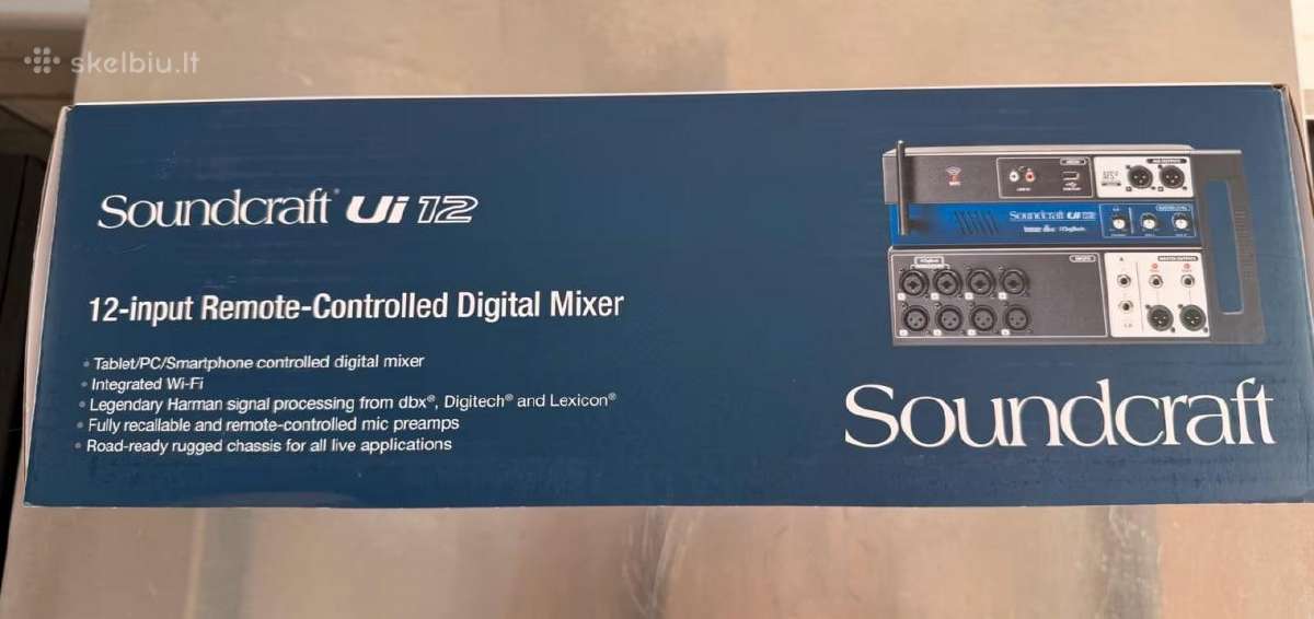 Soundcraft Ui12 skaitmeninis mikšeris - nuotraukos Nr. 11