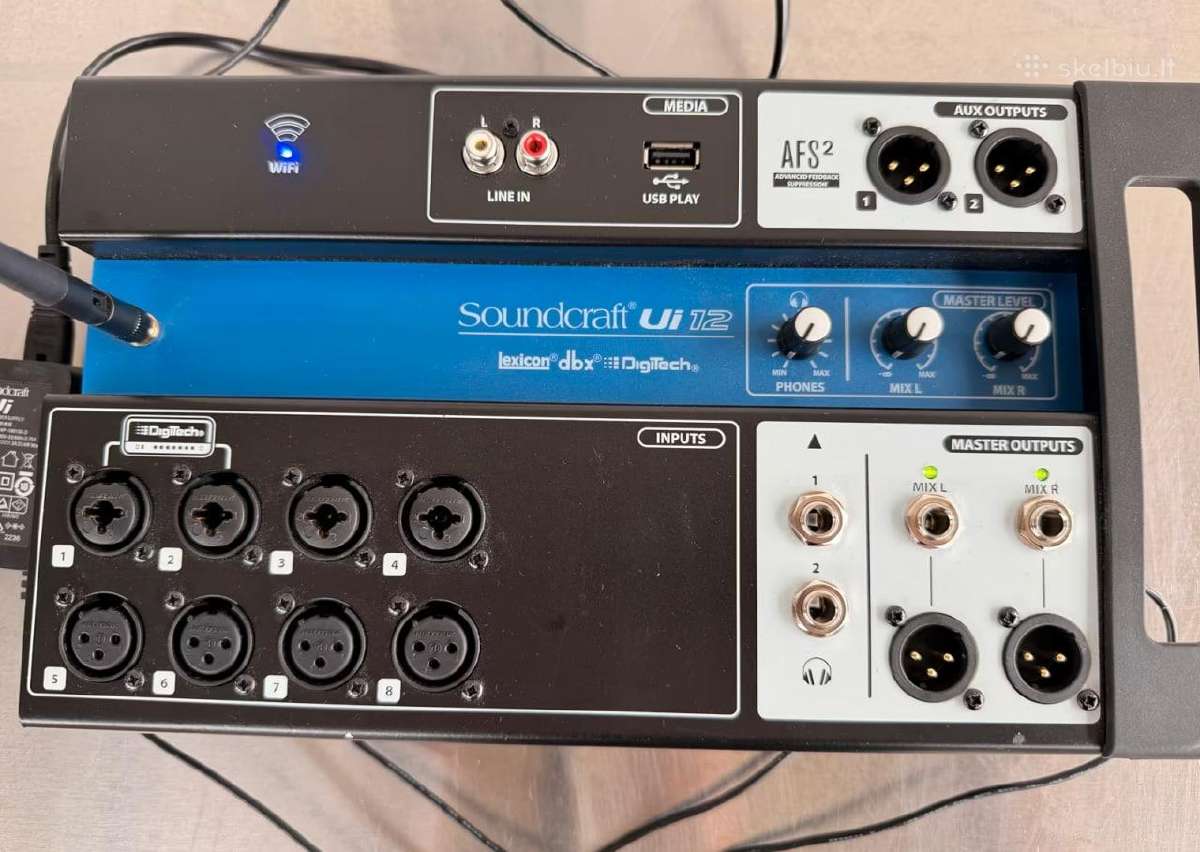 Soundcraft Ui12 skaitmeninis mikšeris - nuotraukos Nr. 4