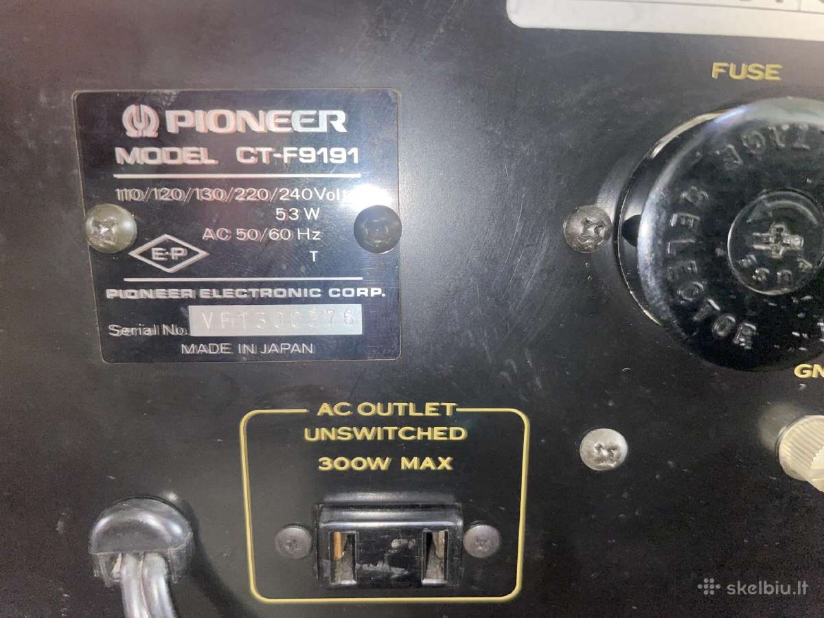 Pioneer Ct-f9191 - nuotraukos Nr. 4