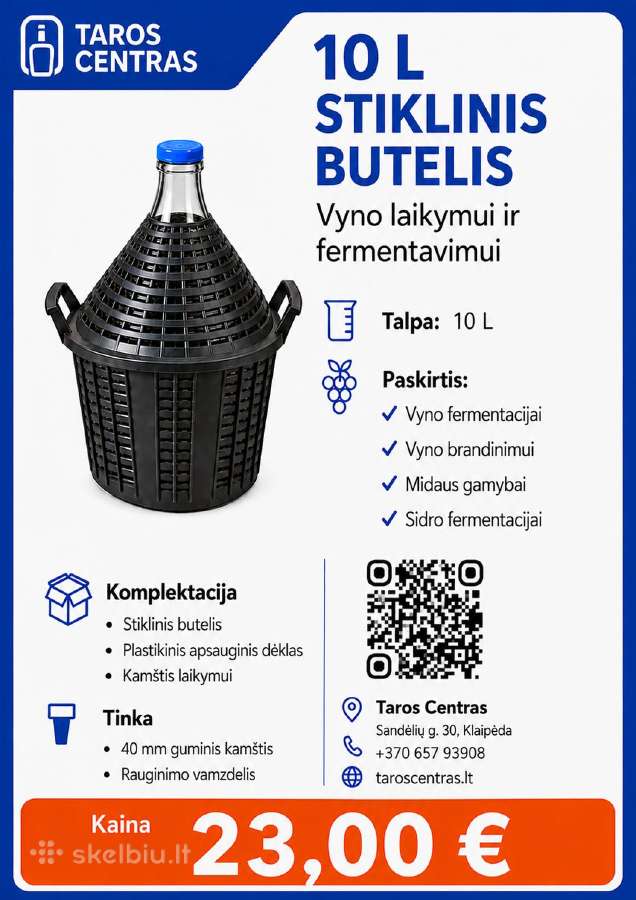 Buteliai vyno fermentacijai ir laikymui. - nuotraukos Nr. 3