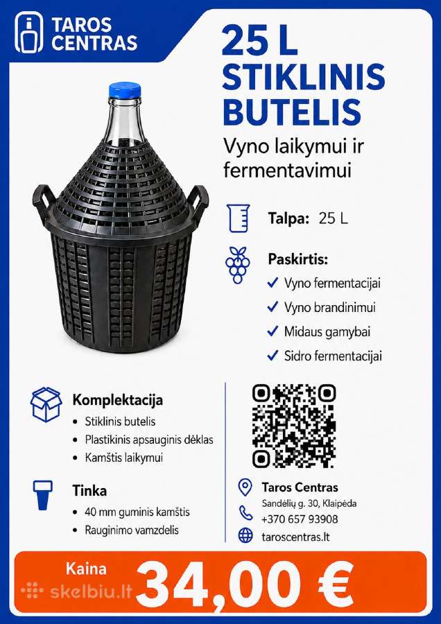Buteliai vyno fermentacijai ir laikymui. - nuotraukos Nr. 6
