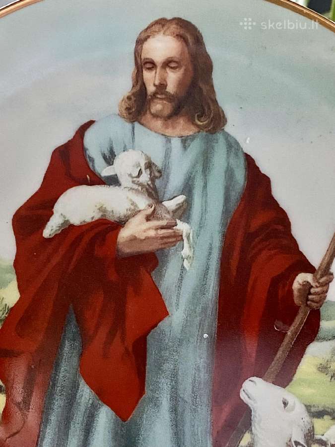 Lėkštė iš porceliano “Kristus gerasis ganytojas “ - nuotraukos Nr. 3
