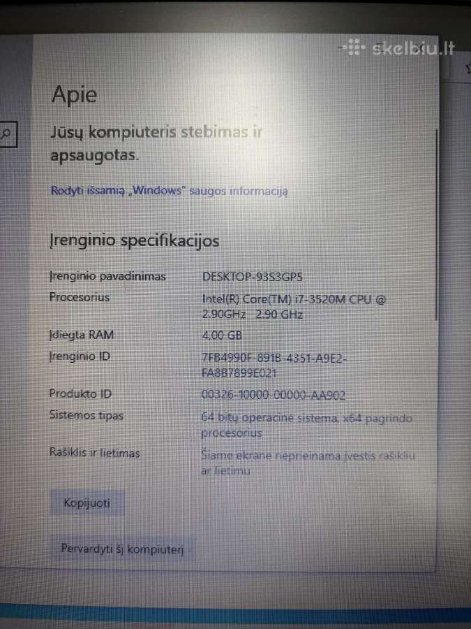 Dell latitude e5530 - nuotraukos Nr. 2