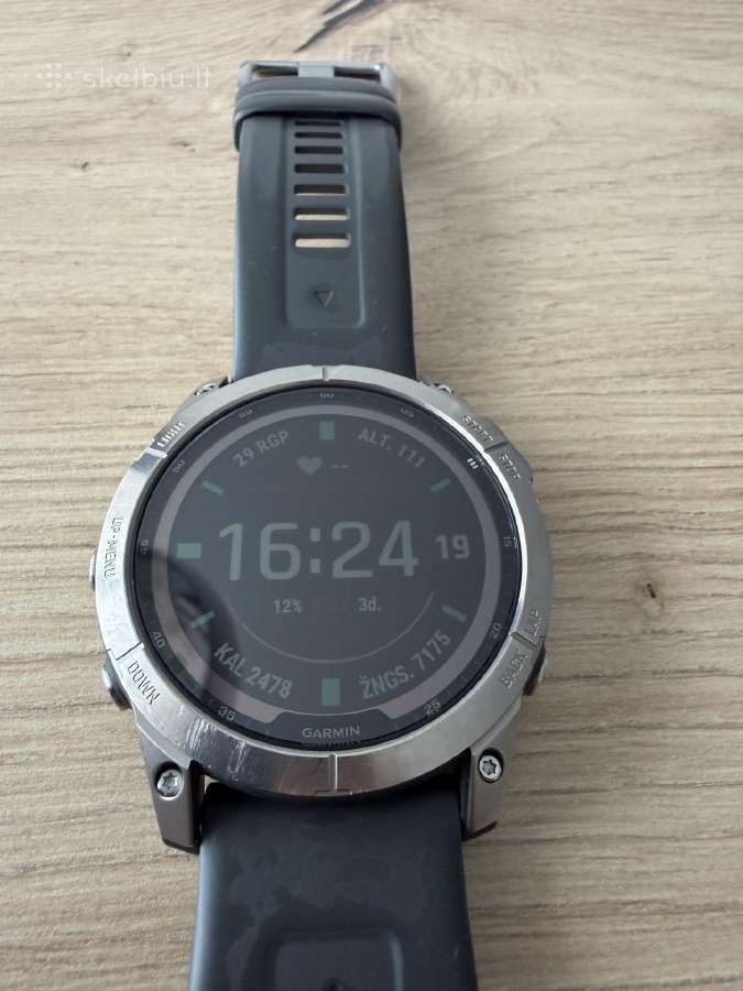 Garmin Fenix 7x Titanium Sapphire Solar - nuotraukos Nr. 3