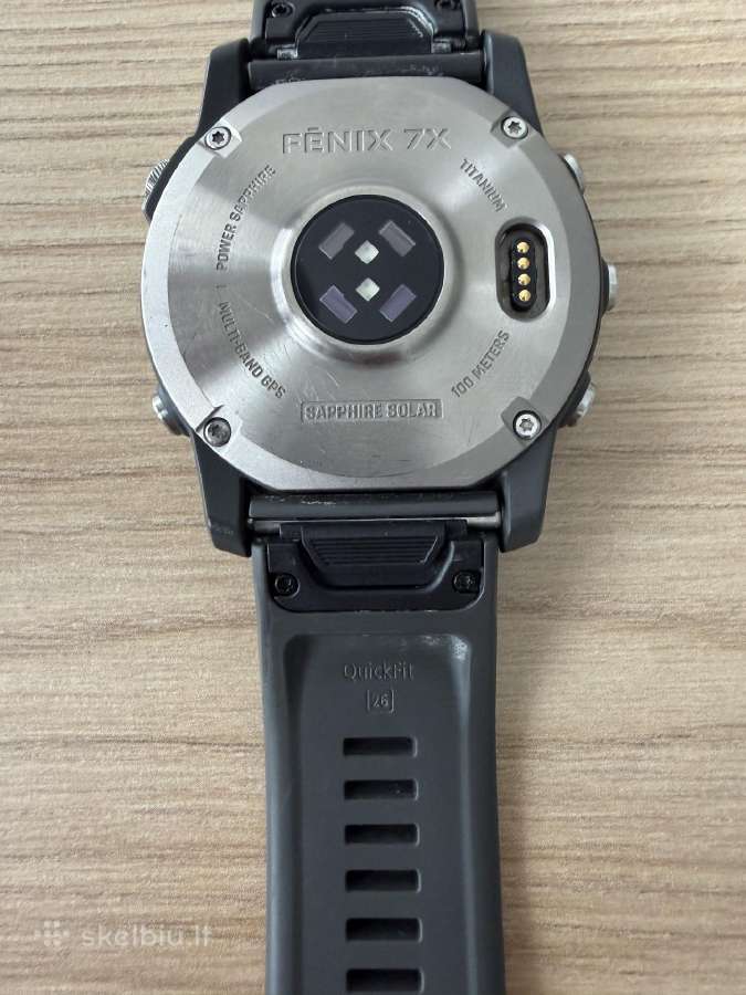 Garmin Fenix 7x Titanium Sapphire Solar - nuotraukos Nr. 6