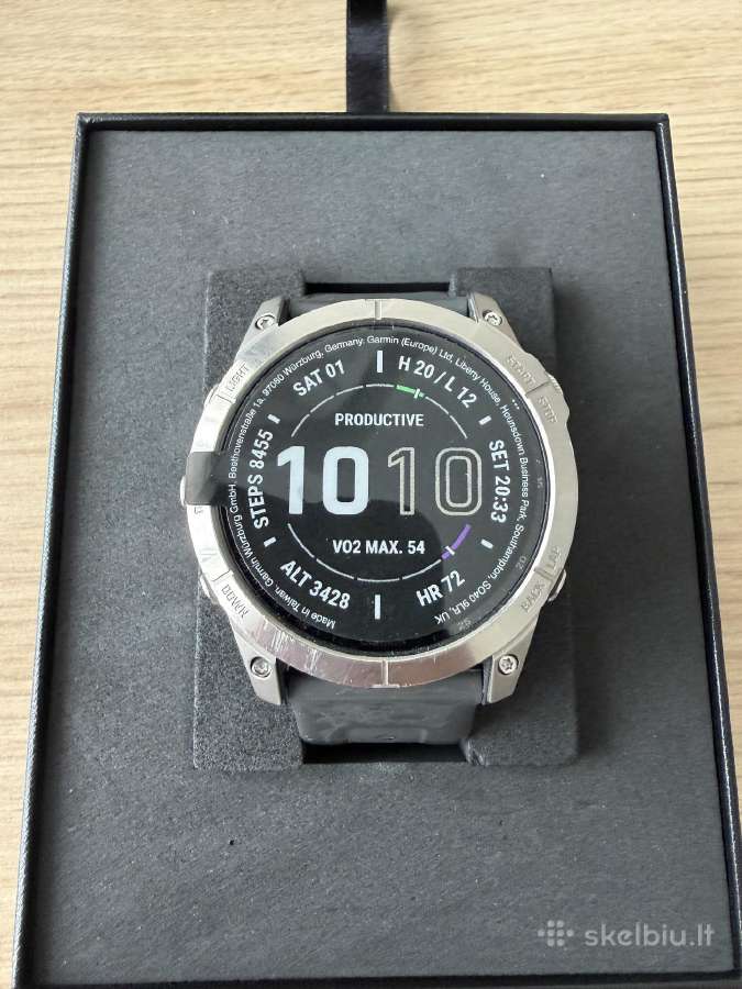 Garmin Fenix 7x Titanium Sapphire Solar - nuotraukos Nr. 7