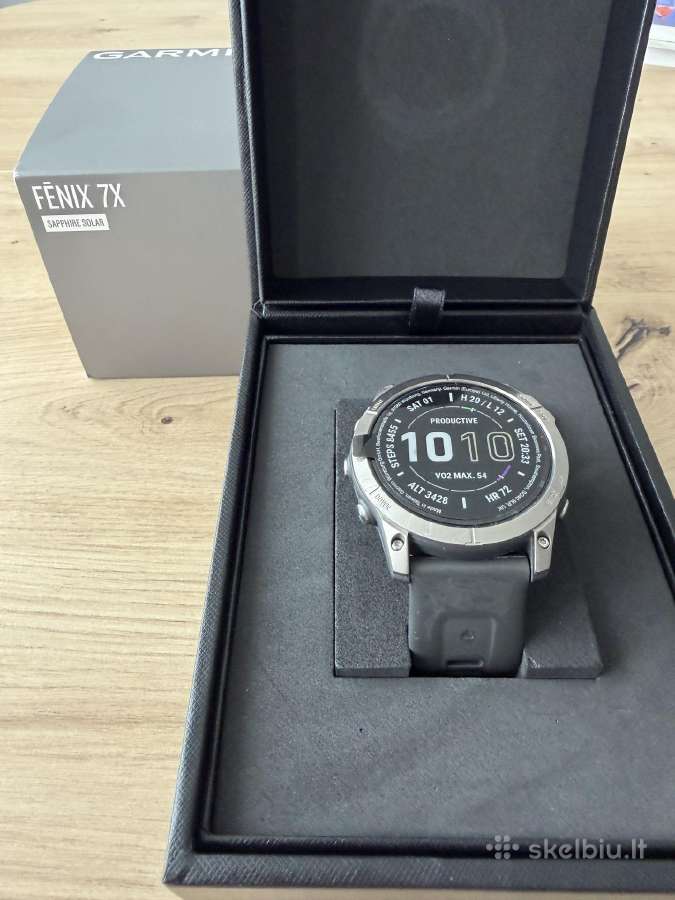 Garmin Fenix 7x Titanium Sapphire Solar - nuotraukos Nr. 8