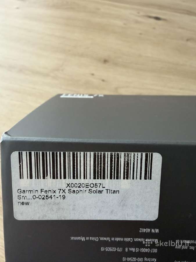 Garmin Fenix 7x Titanium Sapphire Solar - nuotraukos Nr. 9