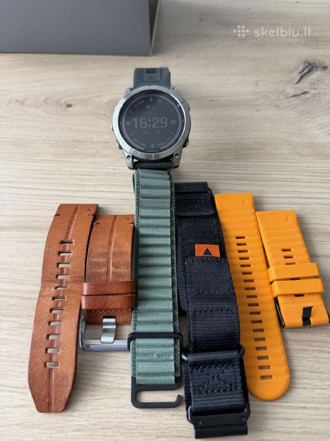 Garmin Fenix 7x Titanium Sapphire Solar - nuotraukos Nr. 11