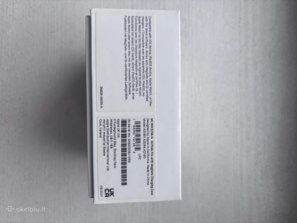 Orginalios iPhone airpods dėžutės - nuotraukos Nr. 12