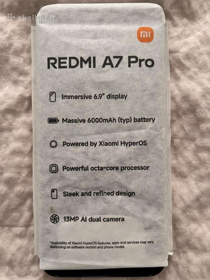 Redmi A7 pro ir redmi Watch 5 active Komplektas! - nuotraukos Nr. 4