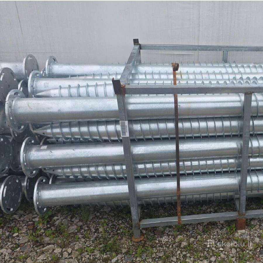 Sraigtiniai poliai D140 Ilgis 2600 mm M Tipo - nuotraukos Nr. 2