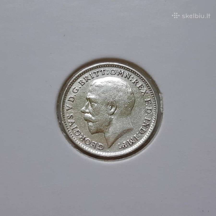 Didžioji Britanija 3 pensai sidabras 1920 - nuotraukos Nr. 2