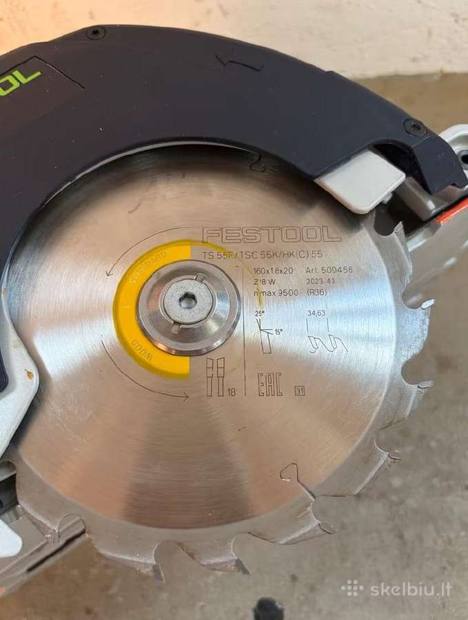 Festool Hkc 55 Eb su Systainer - nuotraukos Nr. 9