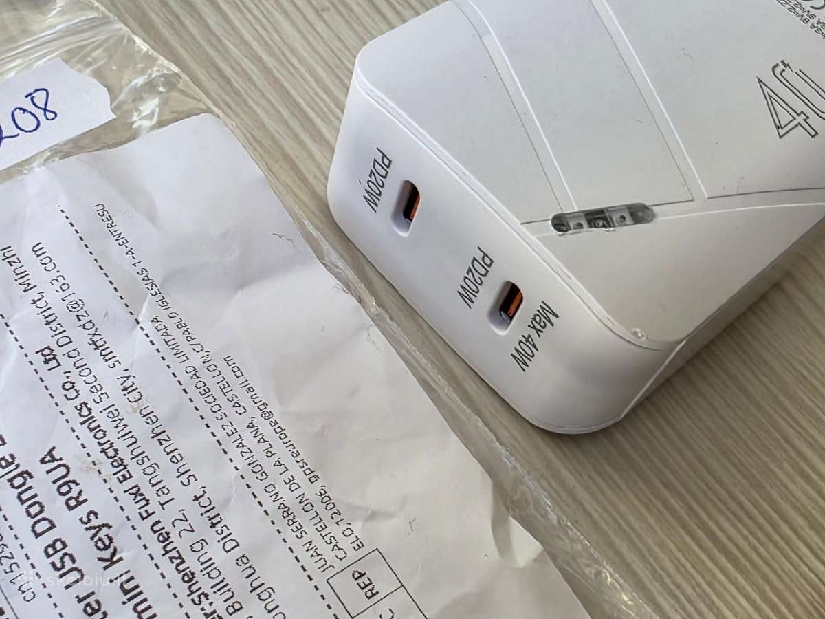 Usb-c charger 40w naudotas 0208 - nuotraukos Nr. 3