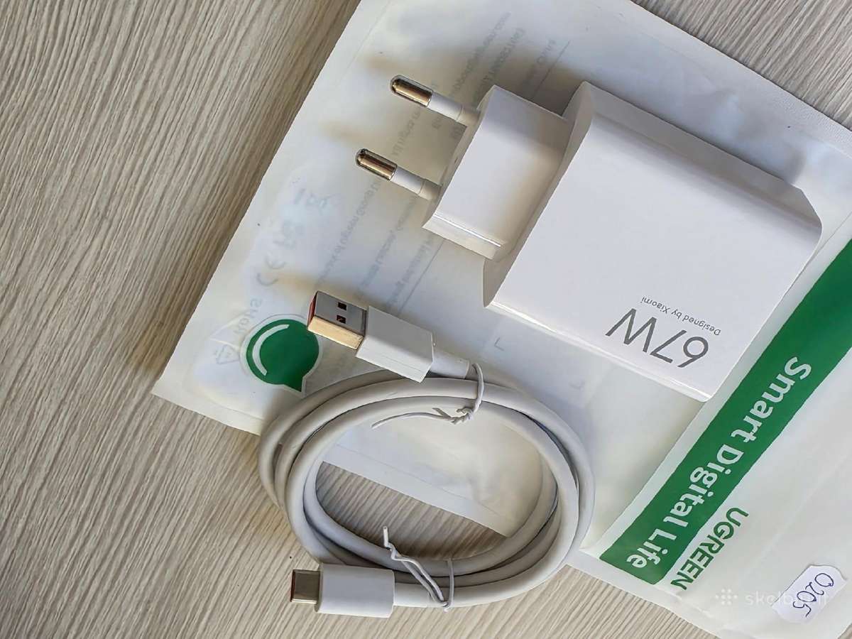 Xiaomi charger 67w with cable originalus naudo - nuotraukos Nr. 2
