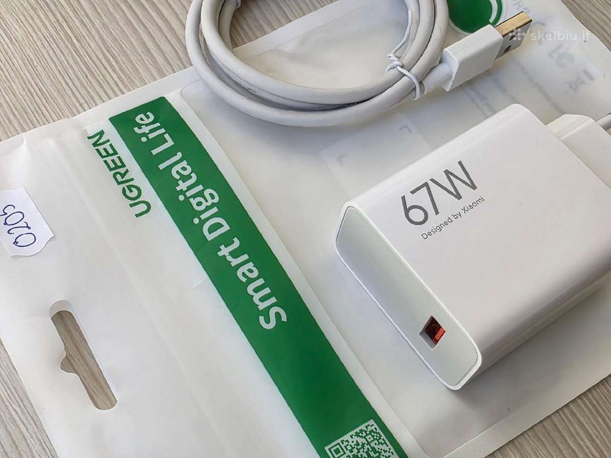 Xiaomi charger 67w with cable originalus naudo - nuotraukos Nr. 3