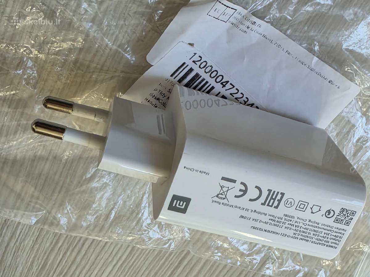 Xiaomi charger 33w originalus naudotas 0202 - nuotraukos Nr. 2