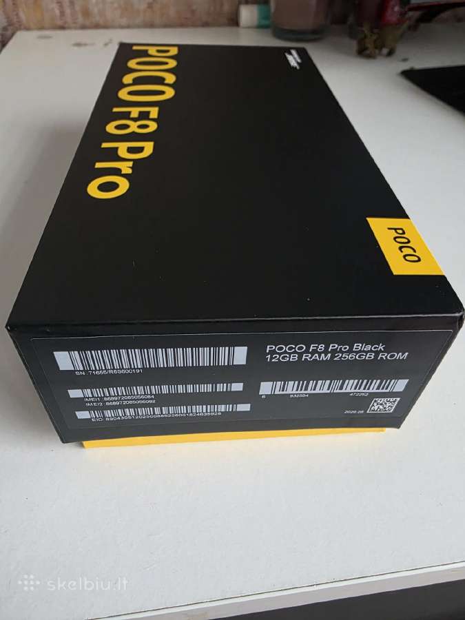 Parduodu apynaujį poco f8 pro 256gb juodas - nuotraukos Nr. 11