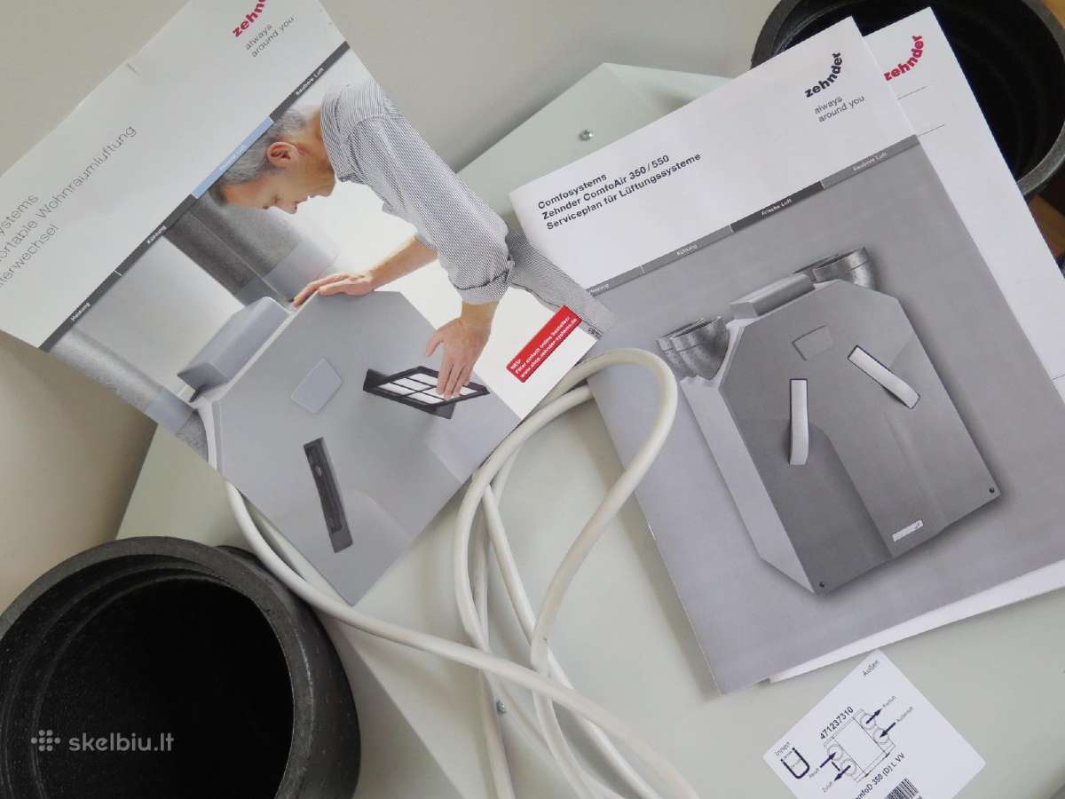 Naujas rekuperatorius Zehnder Comfoair 350 - nuotraukos Nr. 2
