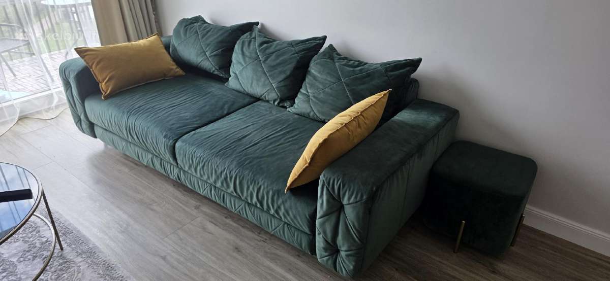 Magrės baldai miegama sofa su patalynės dėže - nuotraukos Nr. 4