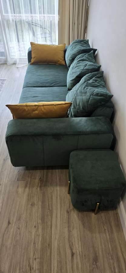 Magrės baldai miegama sofa su patalynės dėže - nuotraukos Nr. 3