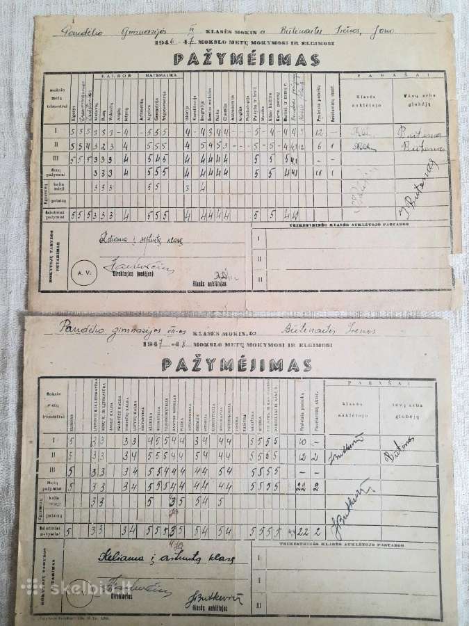 Senoviniai mokykliniai reikmenys. - nuotraukos Nr. 10