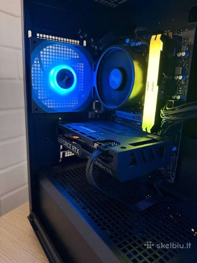 Juodas žaidimų Pc Ryzen 5 5600x / Rtx 4060 - nuotraukos Nr. 4