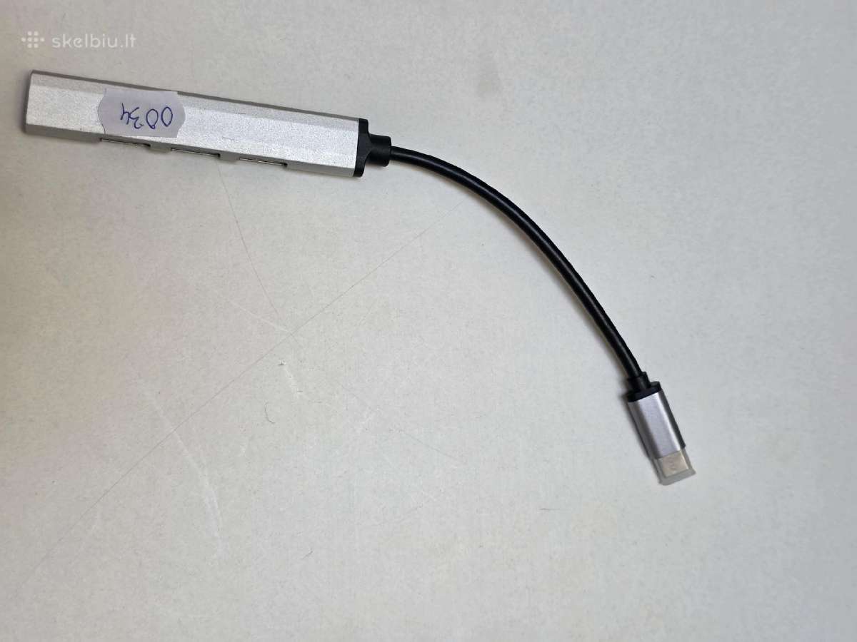 Usb-c 3.0 4 portų Usb-a Hub 0034 - nuotraukos Nr. 3