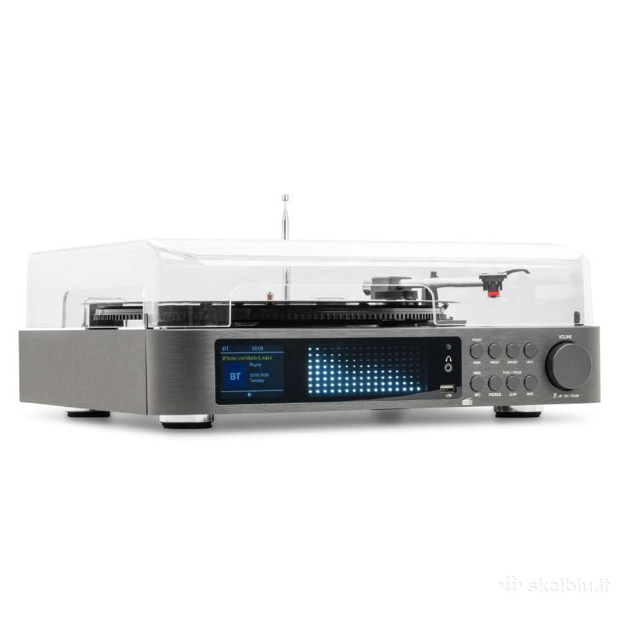 Audizio Norfolk patefonas su kolonėlėmis, Bt, Fm - nuotraukos Nr. 9