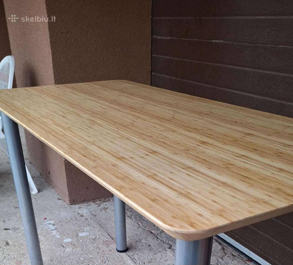 Ikea Anfallare 140x65x85 bambuko stalas - nuotraukos Nr. 2