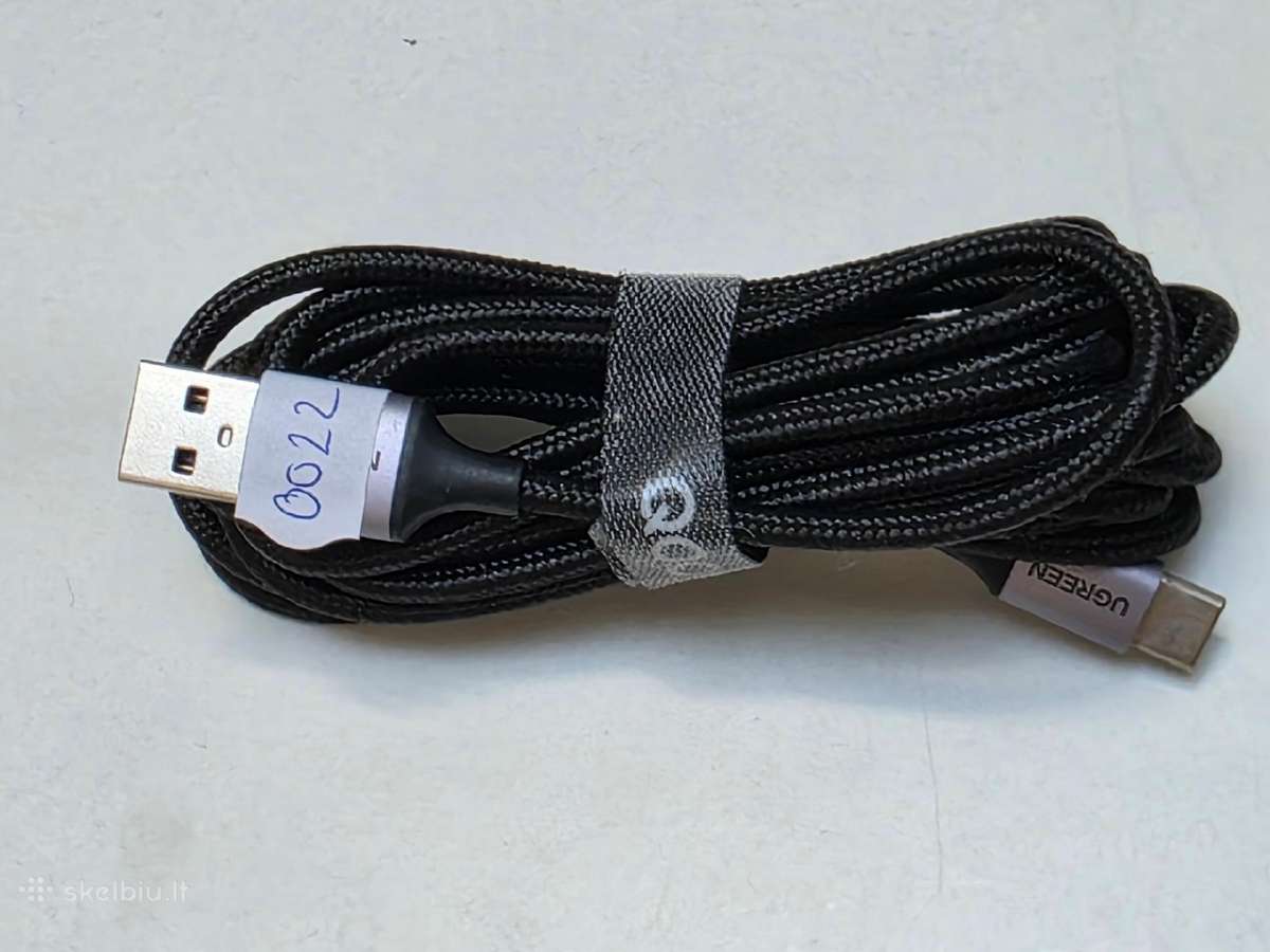 Usb-a (male) to Usb-c (male) 3,00 m Usb2.0 U - nuotraukos Nr. 2