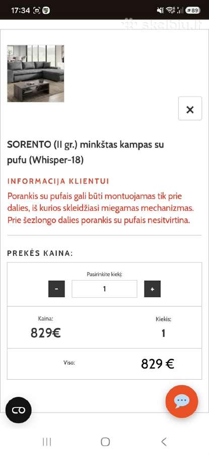Minkštas kampas su pufais - nuotraukos Nr. 5