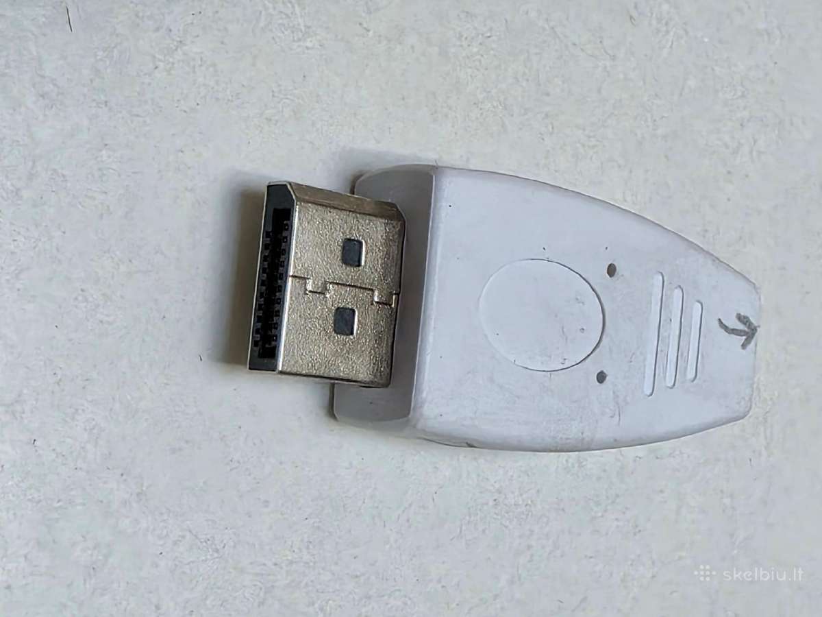 Displayport (male) to mini Displayport (female) ad - nuotraukos Nr. 2