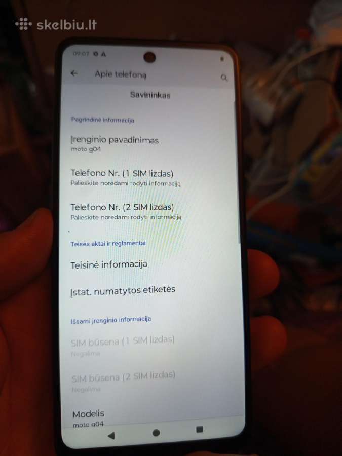 Motorola g04 128gb 4+4gb - nuotraukos Nr. 3