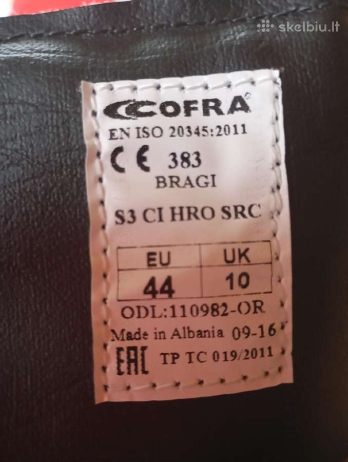 Cofra firmos pašiltinti darbo batai - nuotraukos Nr. 5