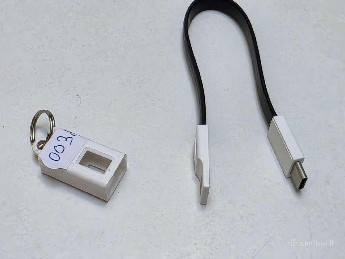 Usb-a (male) to Usb-c (male) 0,20 m Usb2.0 p - nuotraukos Nr. 3