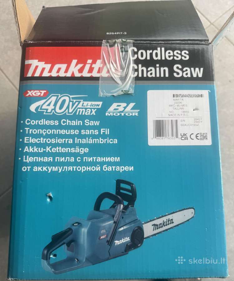 Makita Xgt 40v+5.0 Ah akum + įkroviklis - nuotraukos Nr. 6